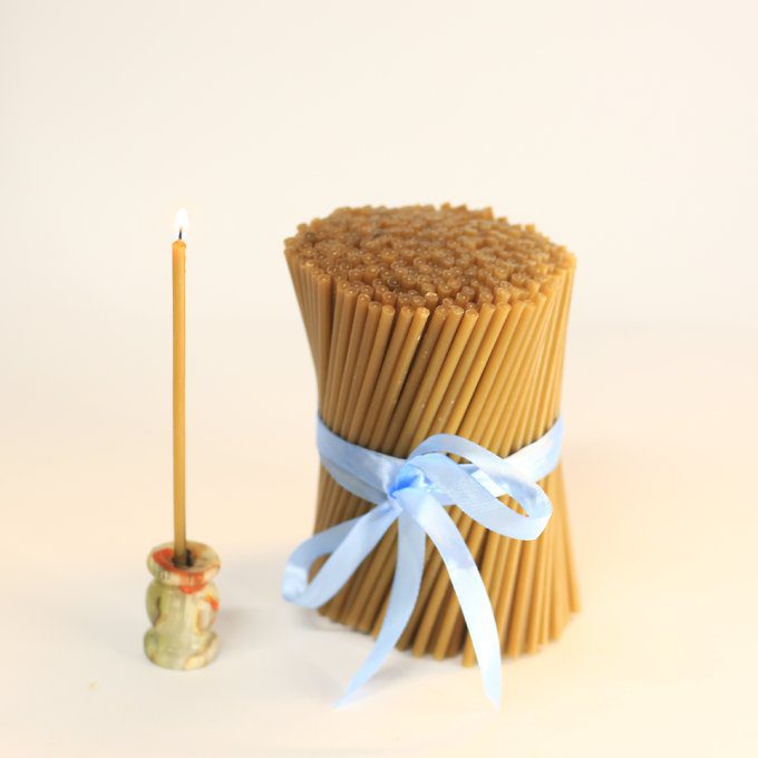 Beeswax candles Ø5.0×170 mm - Image 2