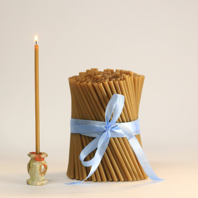 Beeswax candles Ø6.0×170 mm - Image 2