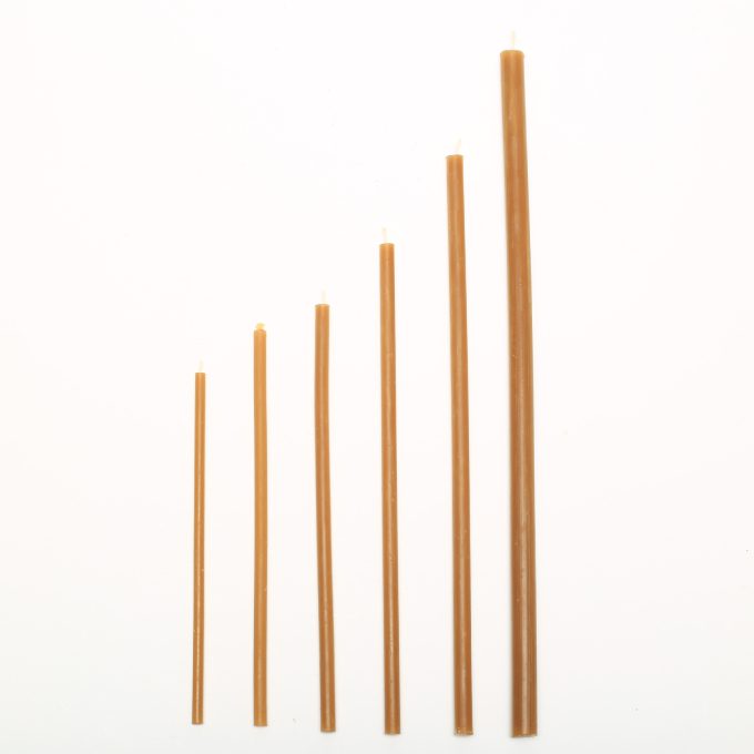 Beeswax candles Ø6.0×170 mm - Image 4